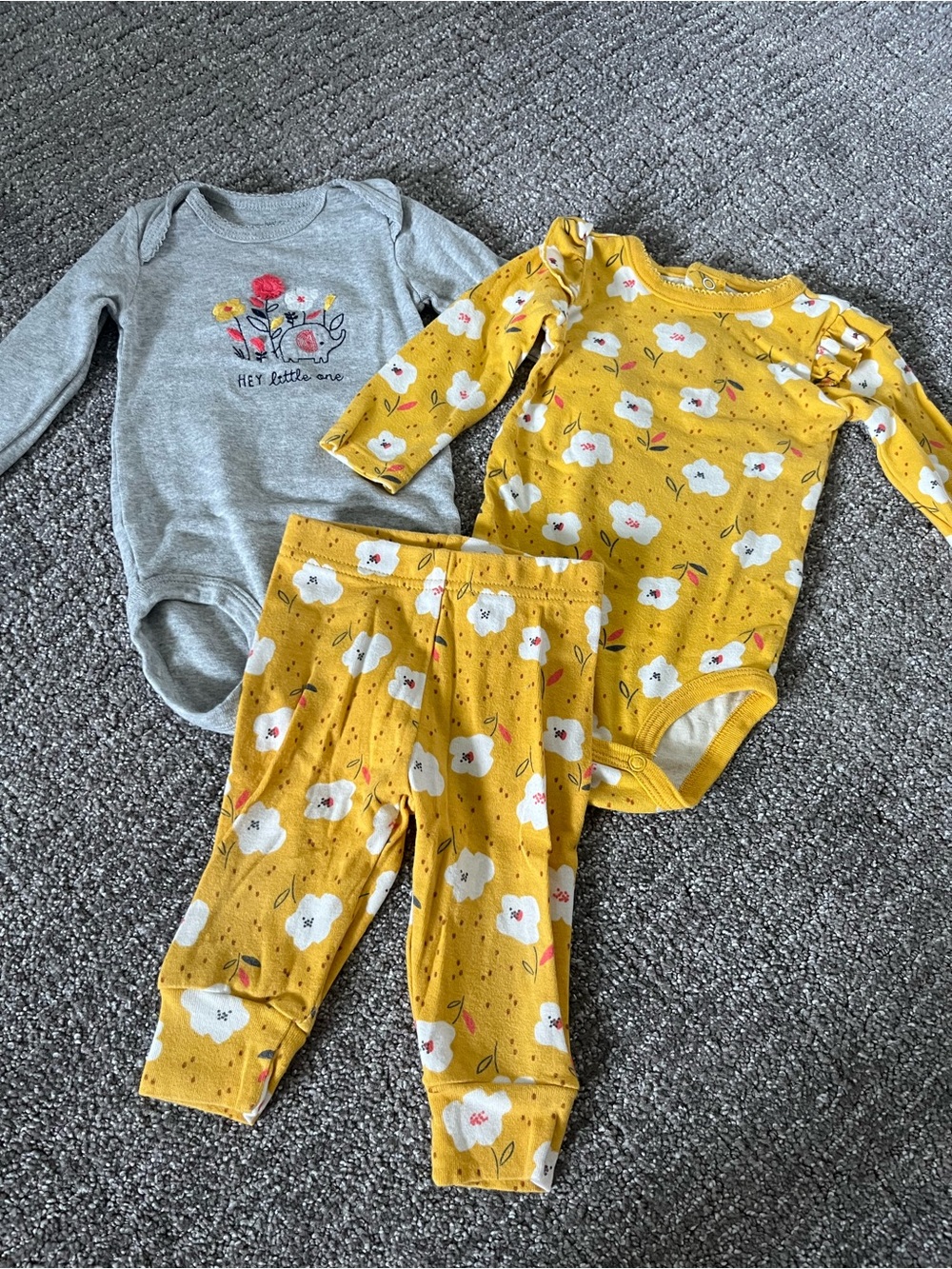 Baby Girl Floral Outfit Set